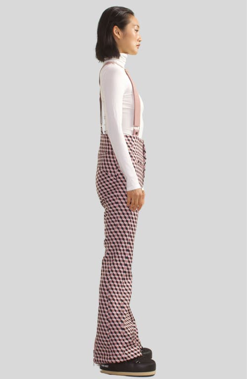 Cynthia Rowley Slope Style Ski Pants In Taupe Multi