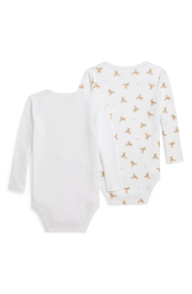 Ralph Lauren Set of Two Long Sleeve Bodysuits, Alternate, color,