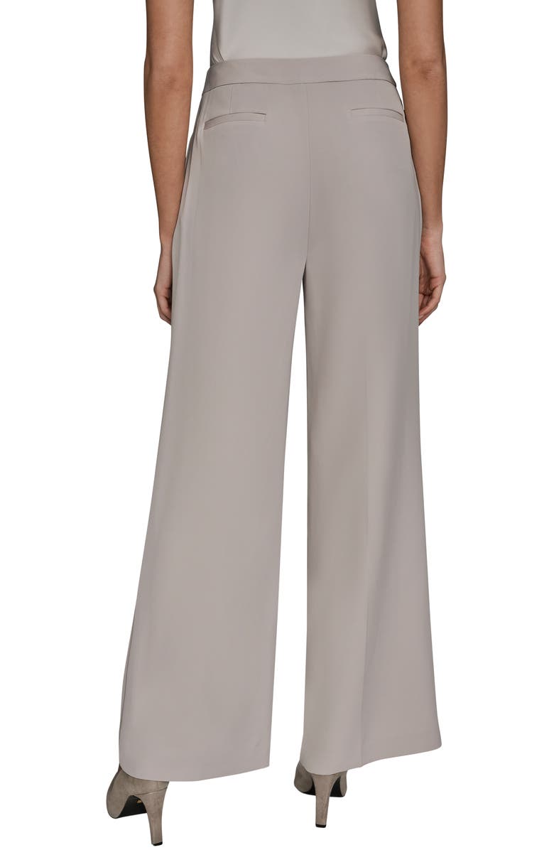 Donna Karan New York Pleated Wide Leg Pants, Alternate, color, Vapor