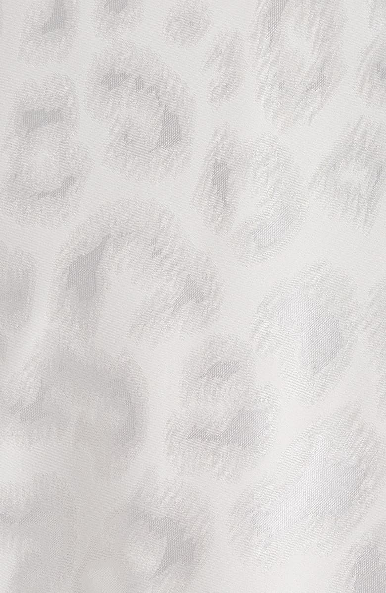 Natori Decadence Leopard Jacquard Satin Chemise, Alternate, color, Warm White