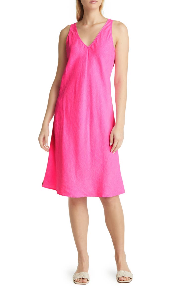 Lilly Pulitzer<sup>®</sup> Women's Florin V-Neck Linen Dress, Main, color, 