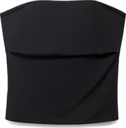 MANGO Strapless Bandeau Top