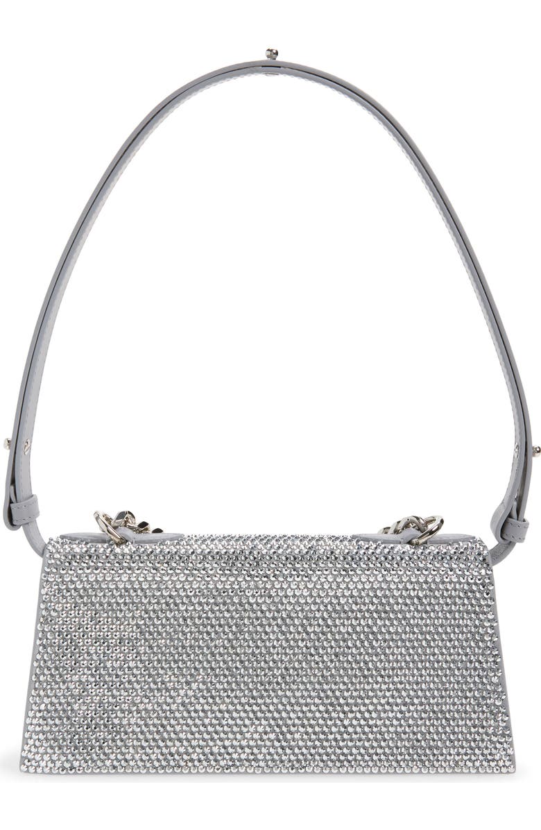 McQueen Mini Jeweled Shoulder Bag, Alternate, color, Lead