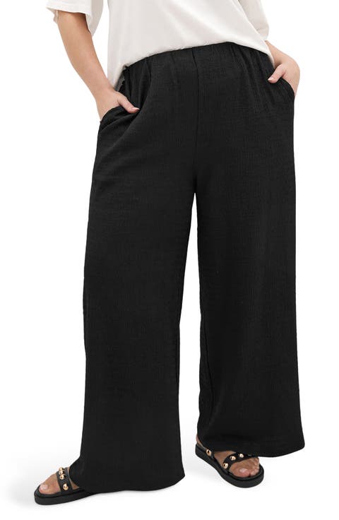 Brianna Smocked Wide Leg Pants