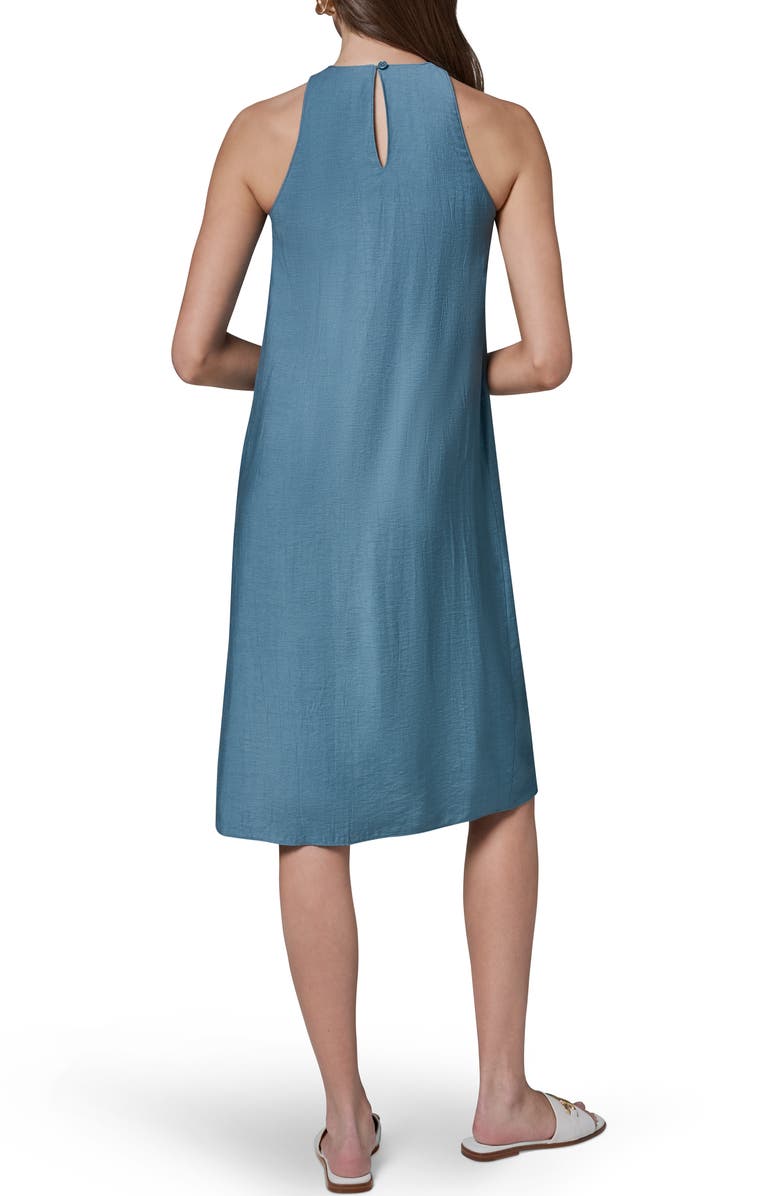 DONNA KARAN WEEKEND Sleeveless Midi Dress, Alternate, color, Washed Indigo