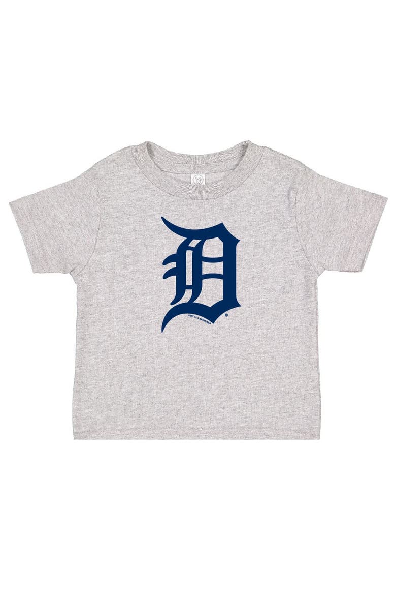 Toddler Soft as a Grape Navy/Heather Gray Detroit Tigers Cooperstown Collection Two-Pack T-Shirt Set, Alternate, color, Navy