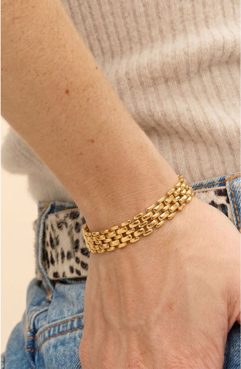 Stella & Dot Watch Link Bracelet, Alternate, color, Gold