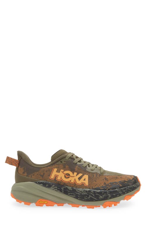 Hoka Speedgoat 6 Trail Running Shoe In Brown