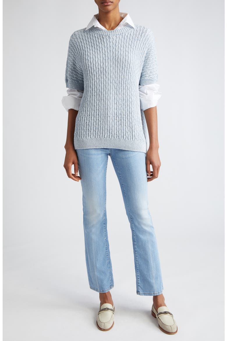 Flare Jeans, Alternate, color, BABY BLUE