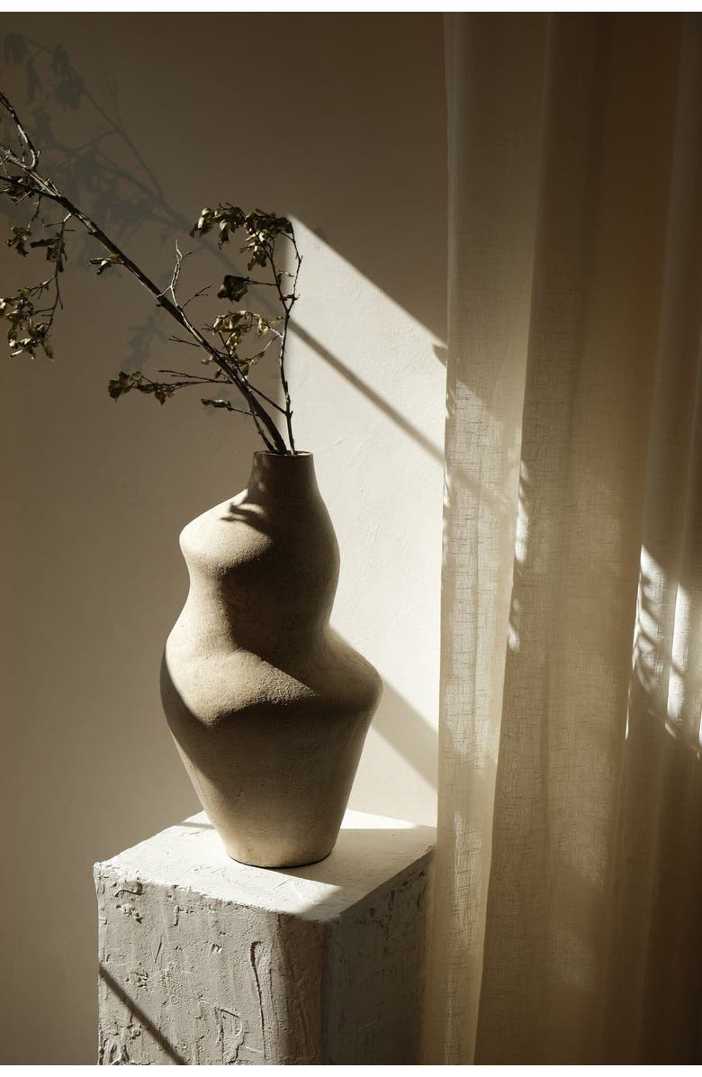 Twenty Third by Deanne Suma Vessel, Alternate, color, Beige