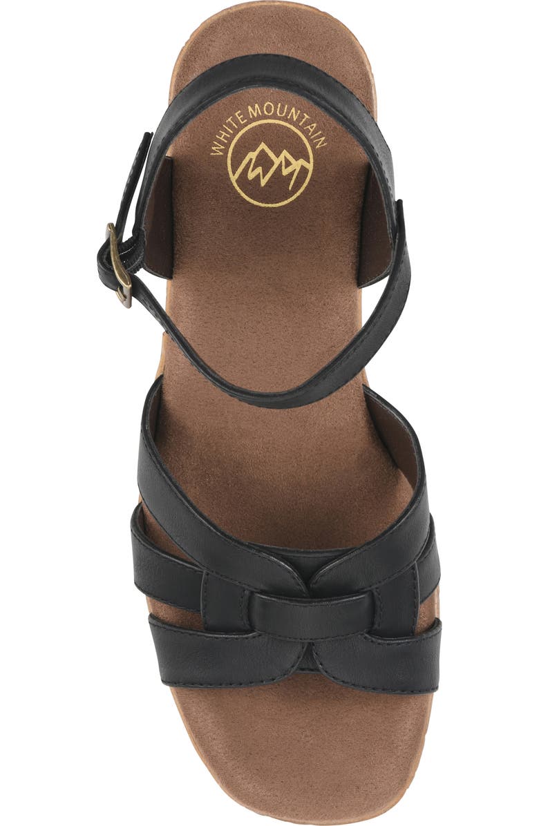 White Mountain Footwear Barista Platform Sandal, Alternate, color,