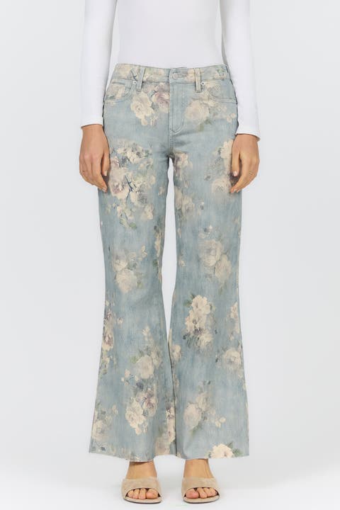 Micah Mid Rise Wide Leg Jeans