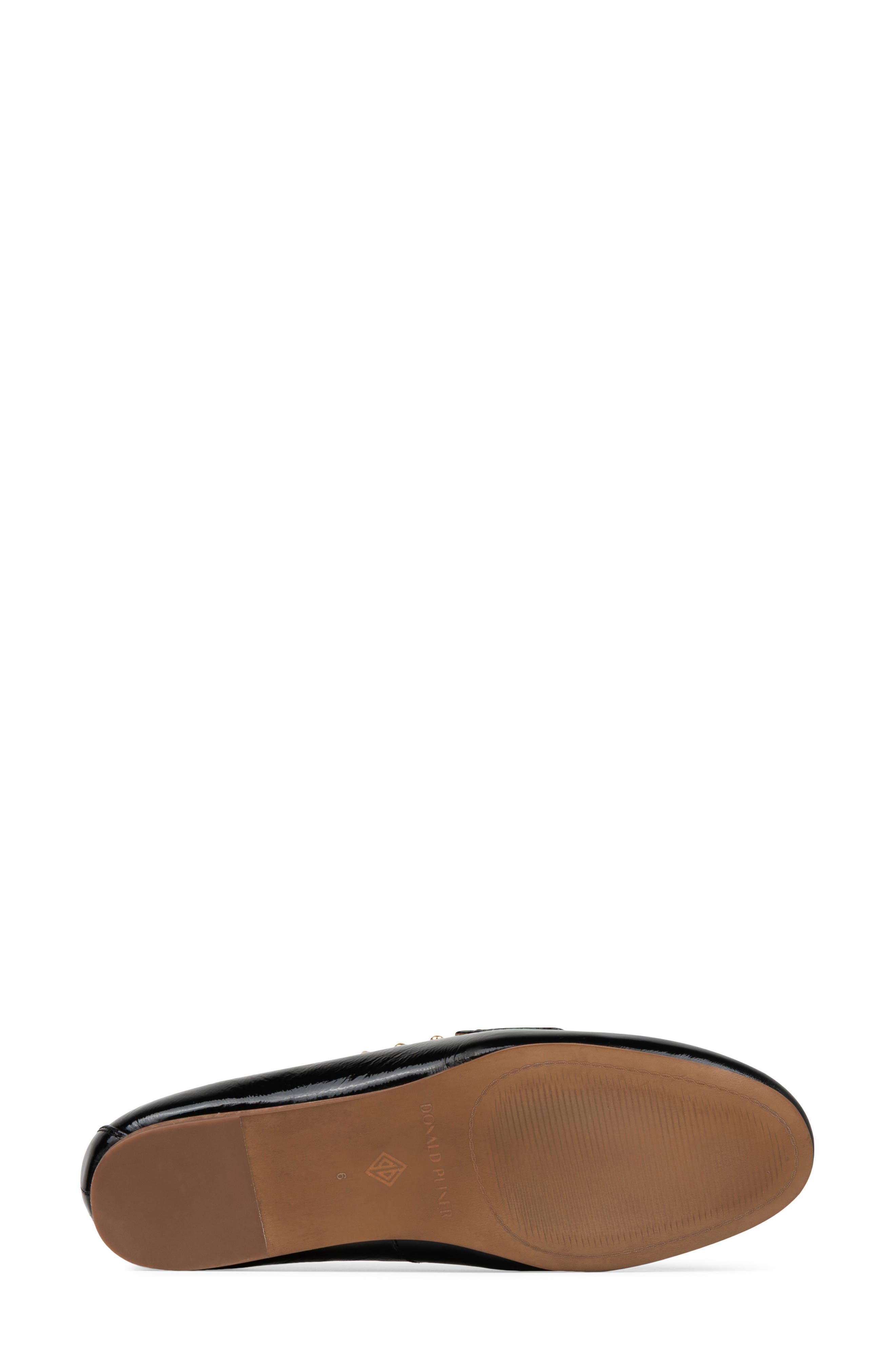 Donald Pliner Studded Loafer, Alternate, color, Black