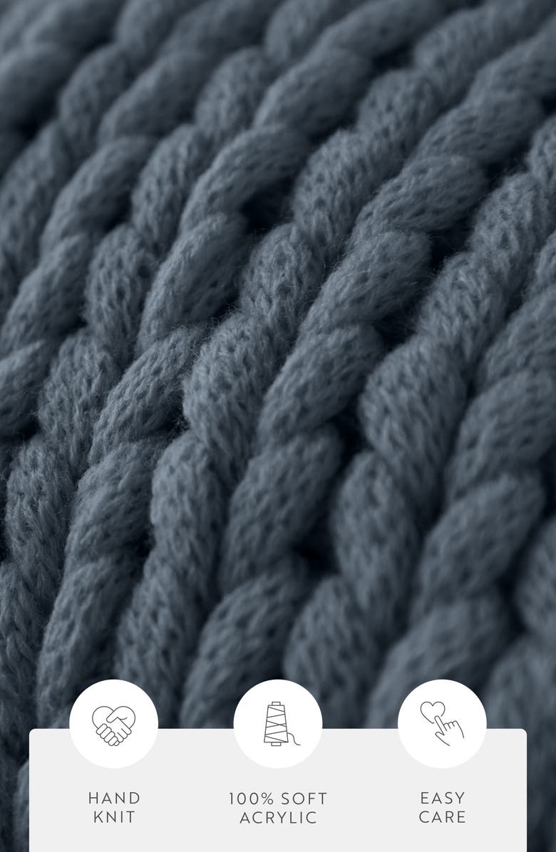 Chunky Knit Throw Blanket