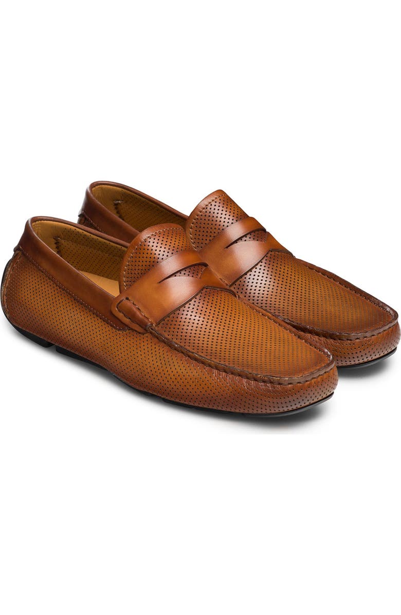 Magnanni Cole Perforated Loafer, Main, color,