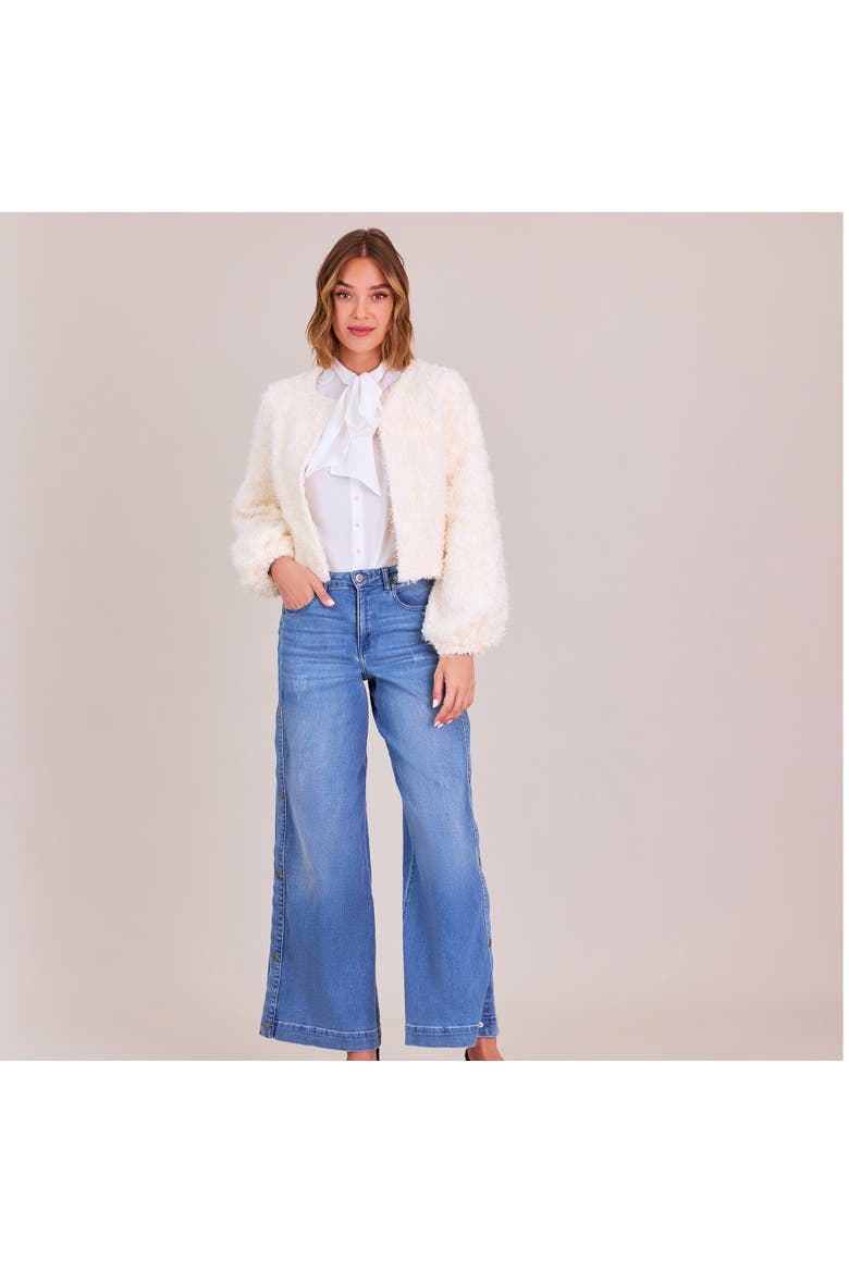 Flore Jackets, Alternate, color, Moon White