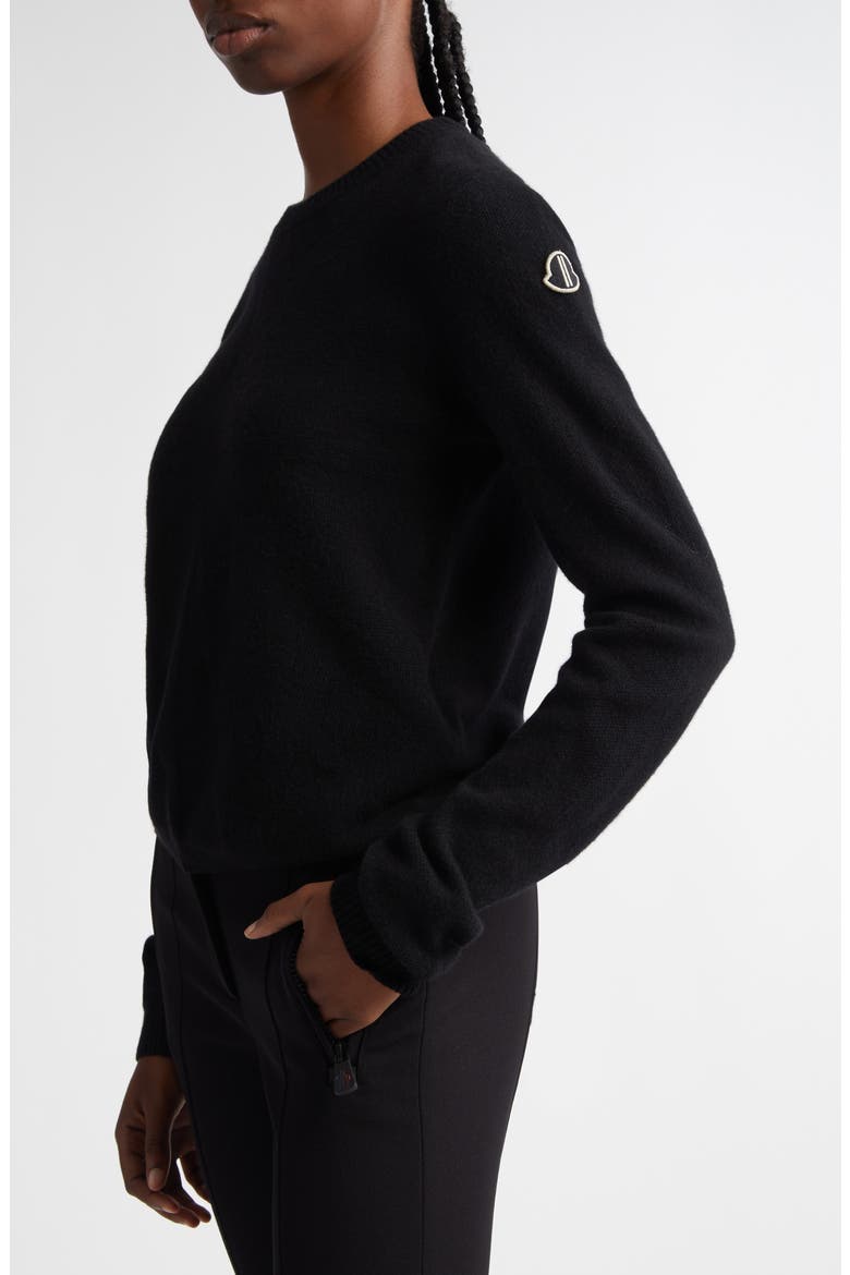 x Rick Owens Wool & Cashmere Crewneck Sweater, Alternate, color, 999-BLACK