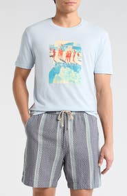 Lucky Brand Swimming Pool Graphic T-Shirt
