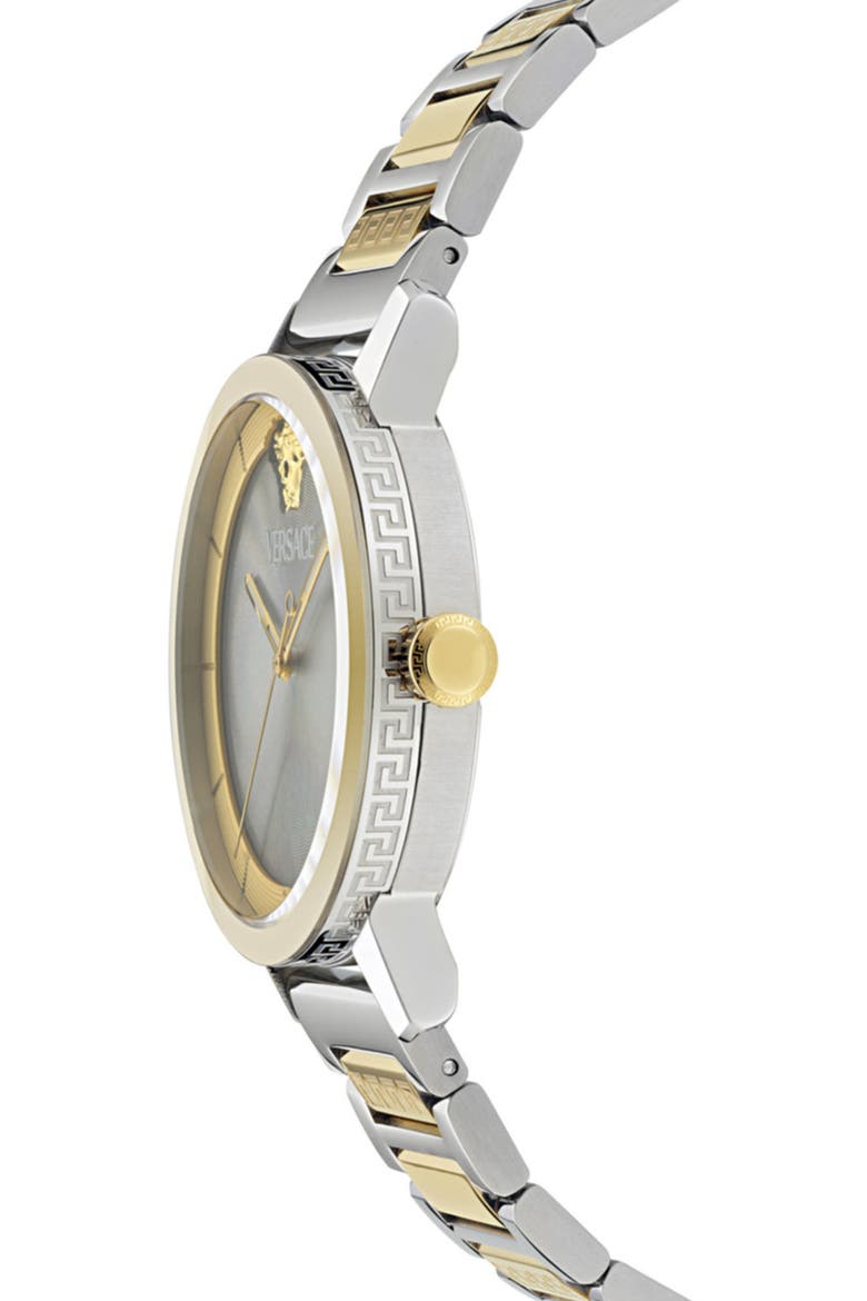 V-Helix Two Tone Bracelet Watch, 40mm, Alternate, color, TWO TONE