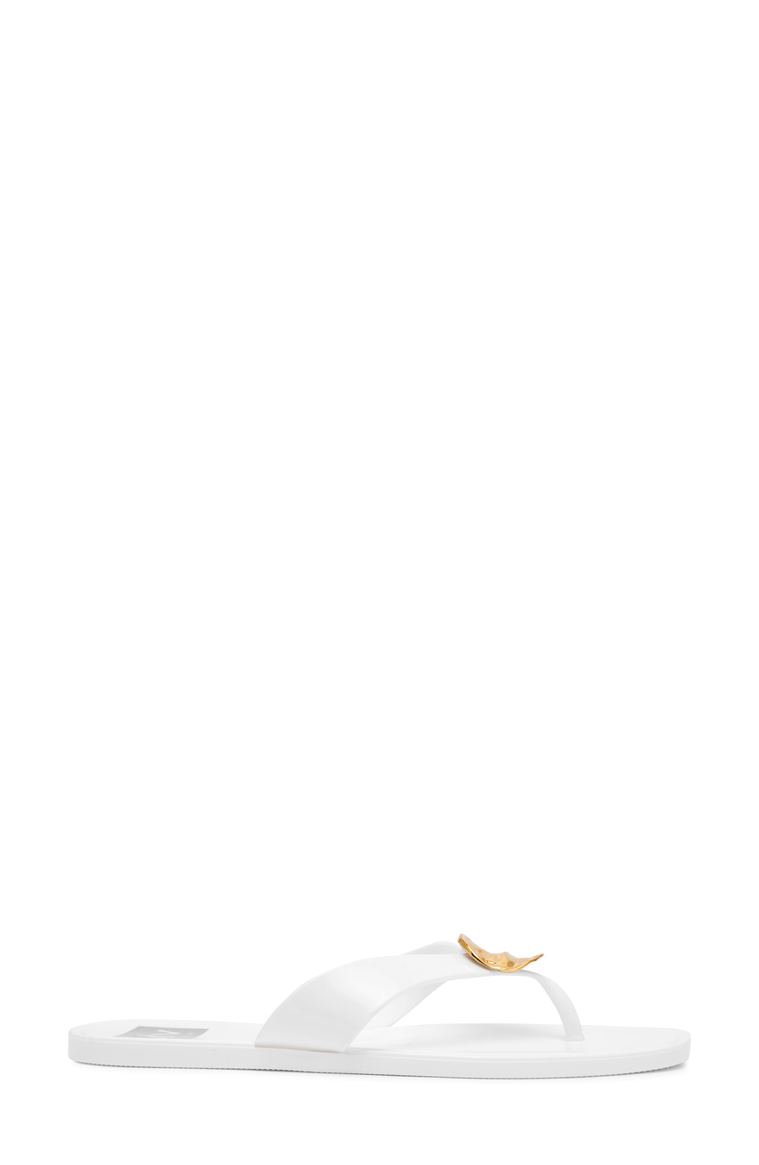 DV by Dolce Vita Jespar Flip Flop Sandal, Alternate, color, White