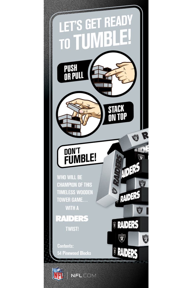 Las Vegas Raiders Tumble Tower, Alternate, color, Multicolor