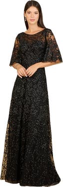LARA New York Cape Sleeve Mother's Gown