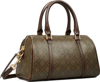 Mini T Monogram Coated Canvas Barrel Bag
