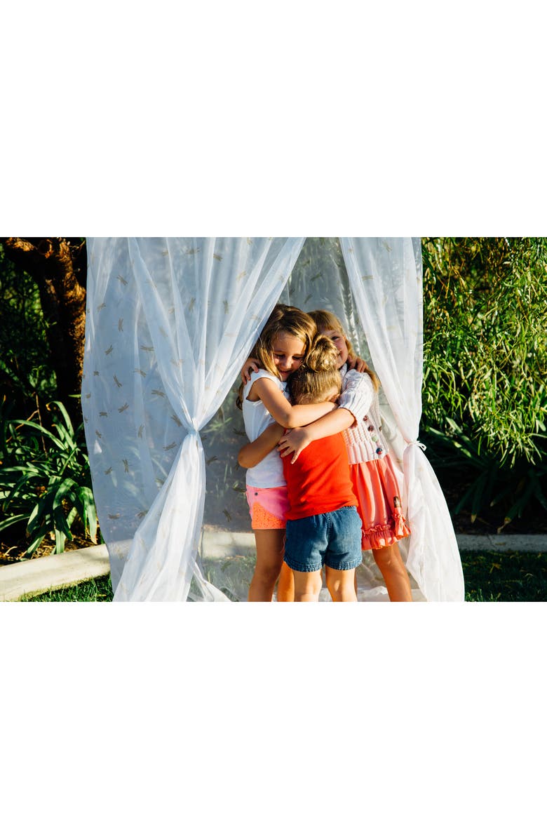 Pacific Play Tents Fireflies Hanging Canopy, Alternate, color, Gold White