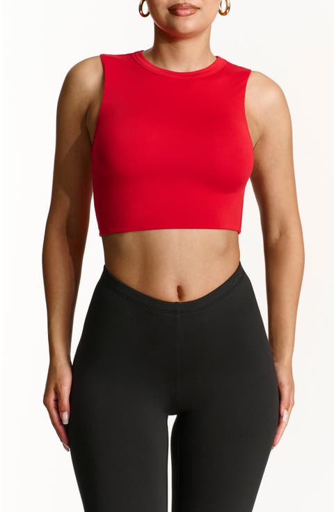 Bare Crop Tank Top (Regular & Plus)