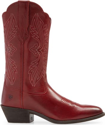 Heritage Toe Stretch Leather Western Boot