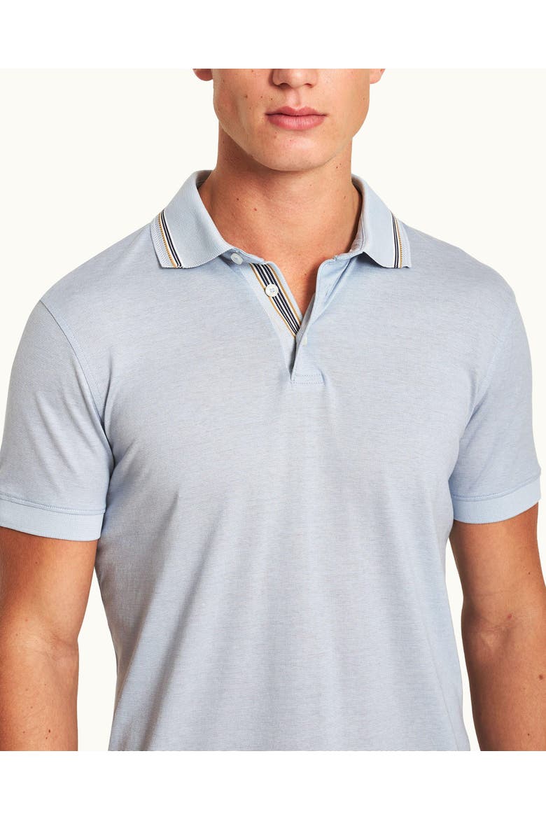 Dominic Tipping Polo Shirt, Alternate, color, Light Sky Pool