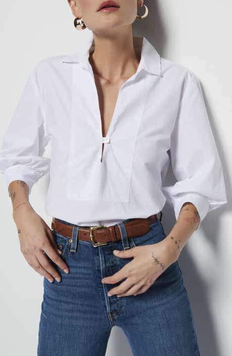 Everlee Pima Cotton Popover Top