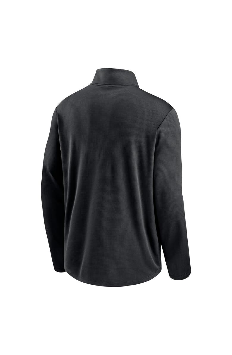 Nike Men's Nike Black Michigan State Spartans Primetime Pacer Performance Half-Zip Top, Alternate, color,