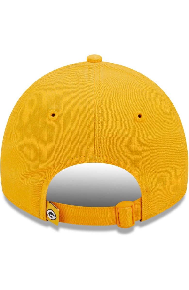 New Era Women's New Era Gold Green Bay Packers Core Classic 2.0 9TWENTY Adjustable Hat, Alternate, color, 