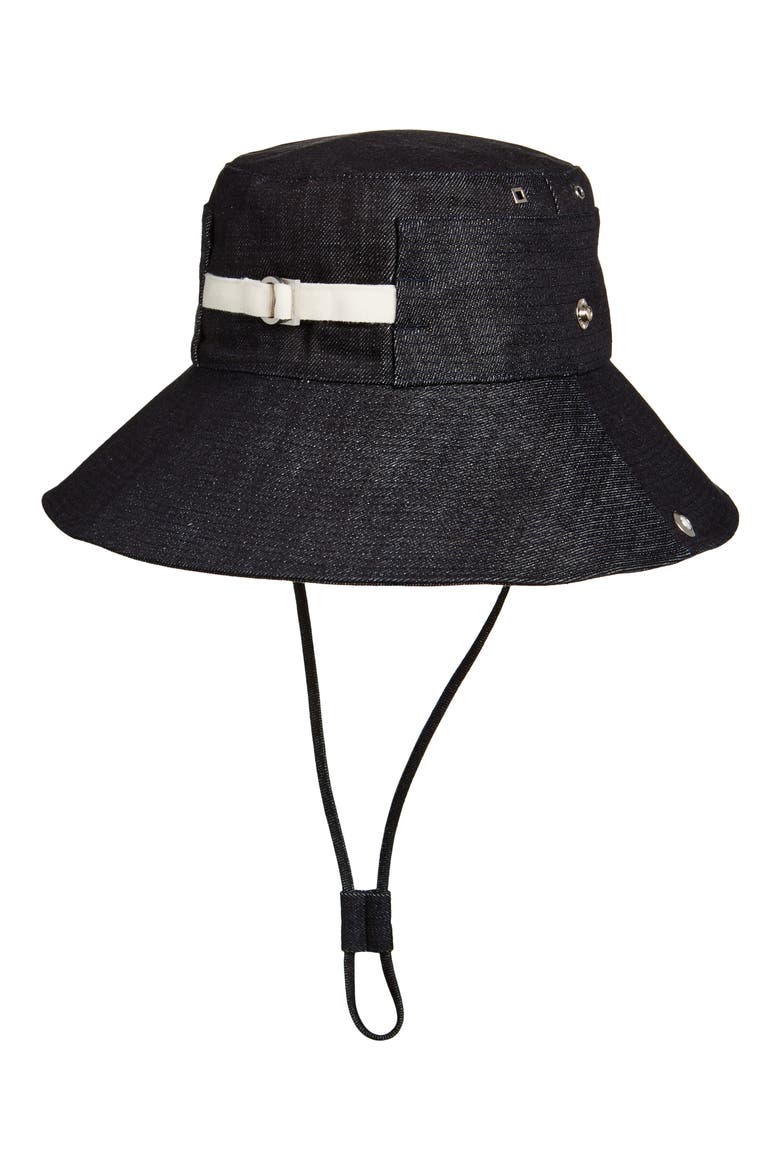 Le Bob de-Nîmes Denim Bucket Hat, Alternate, color, NAVY 380