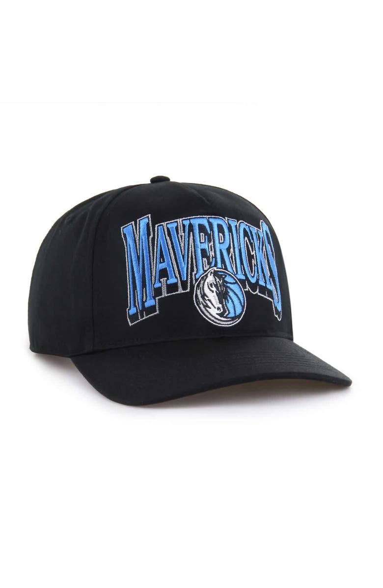 '47 Men's '47 Black Dallas Mavericks Every Time Past Champs Hitch Adjustable Hat, Alternate, color, Black