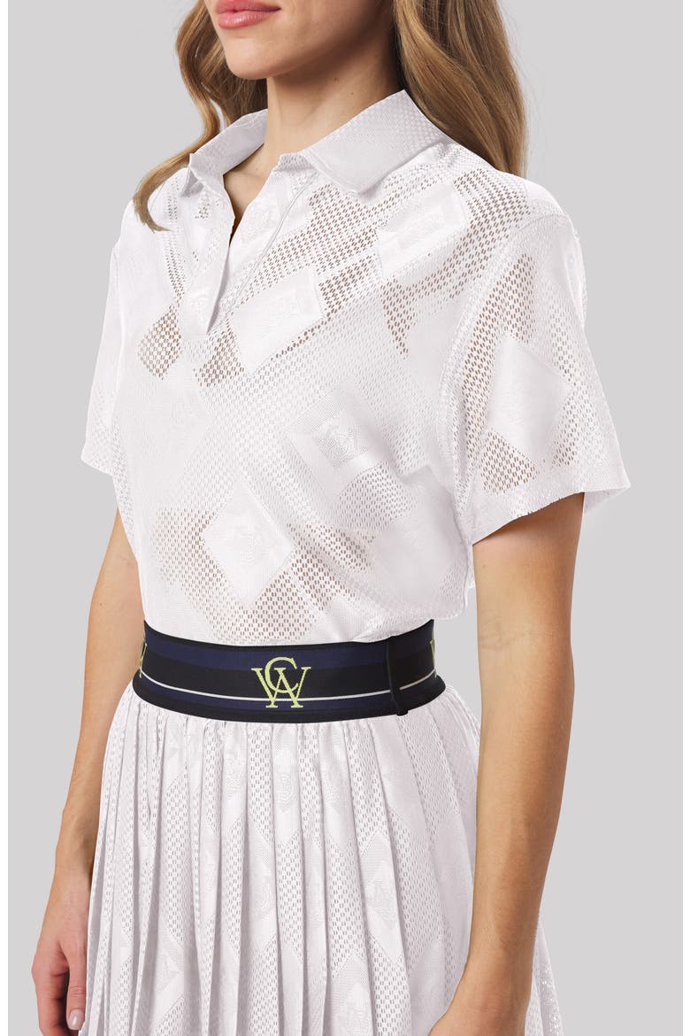 Cici Golf Polo, Alternate, color, WHITE