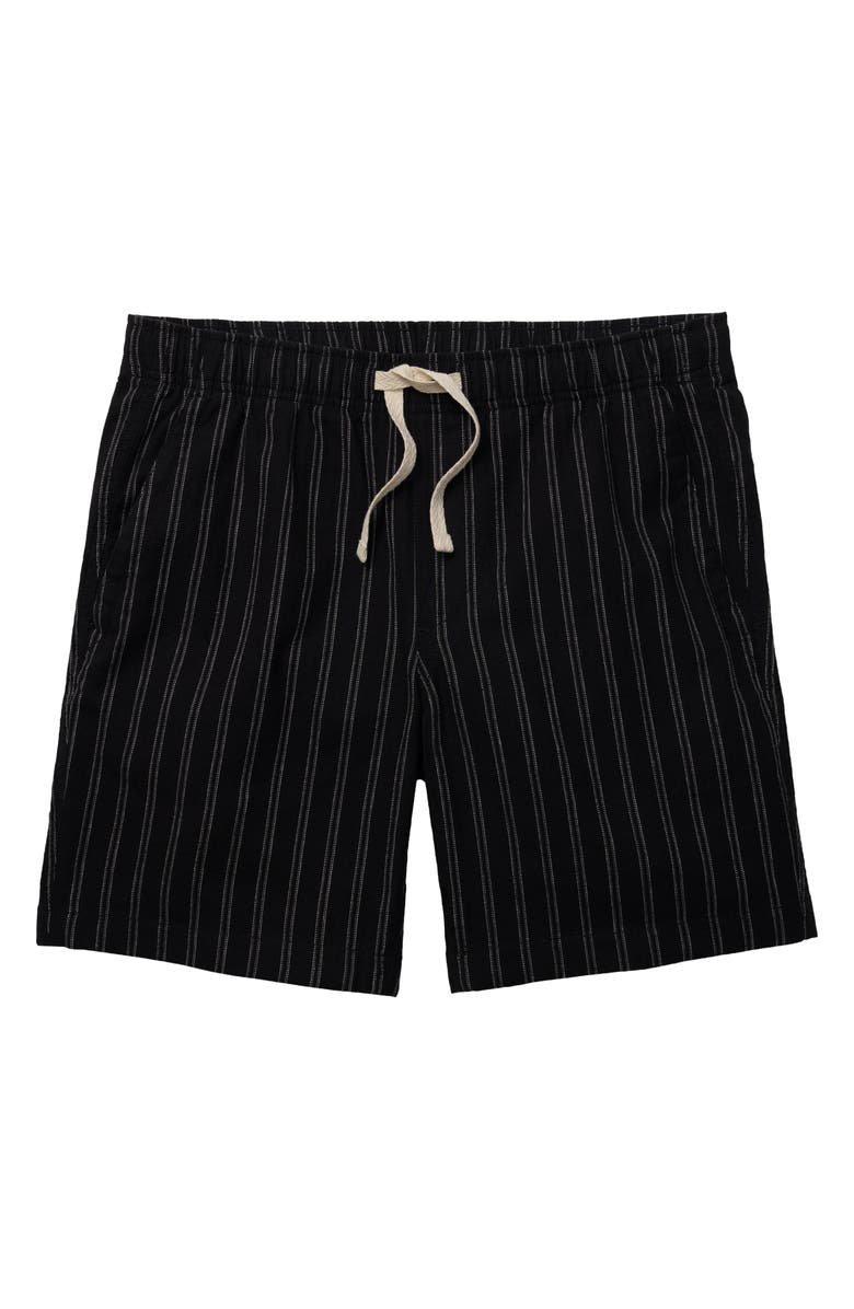 Bonobos Nomad Stripe Drawstring Cotton & Linen Shorts, Alternate, color, Calebson Stripe C17