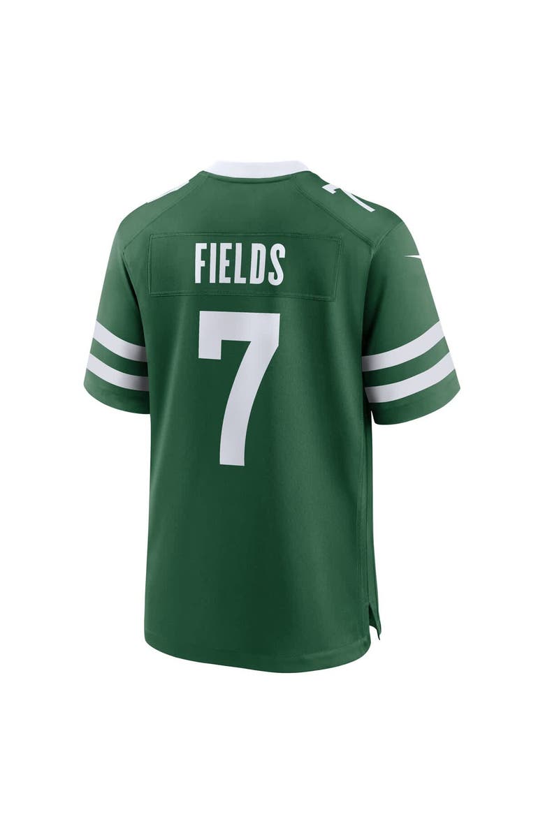 Nike Youth Nike Justin Fields Legacy Green New York Jets Game Player Jersey, Alternate, color, Green