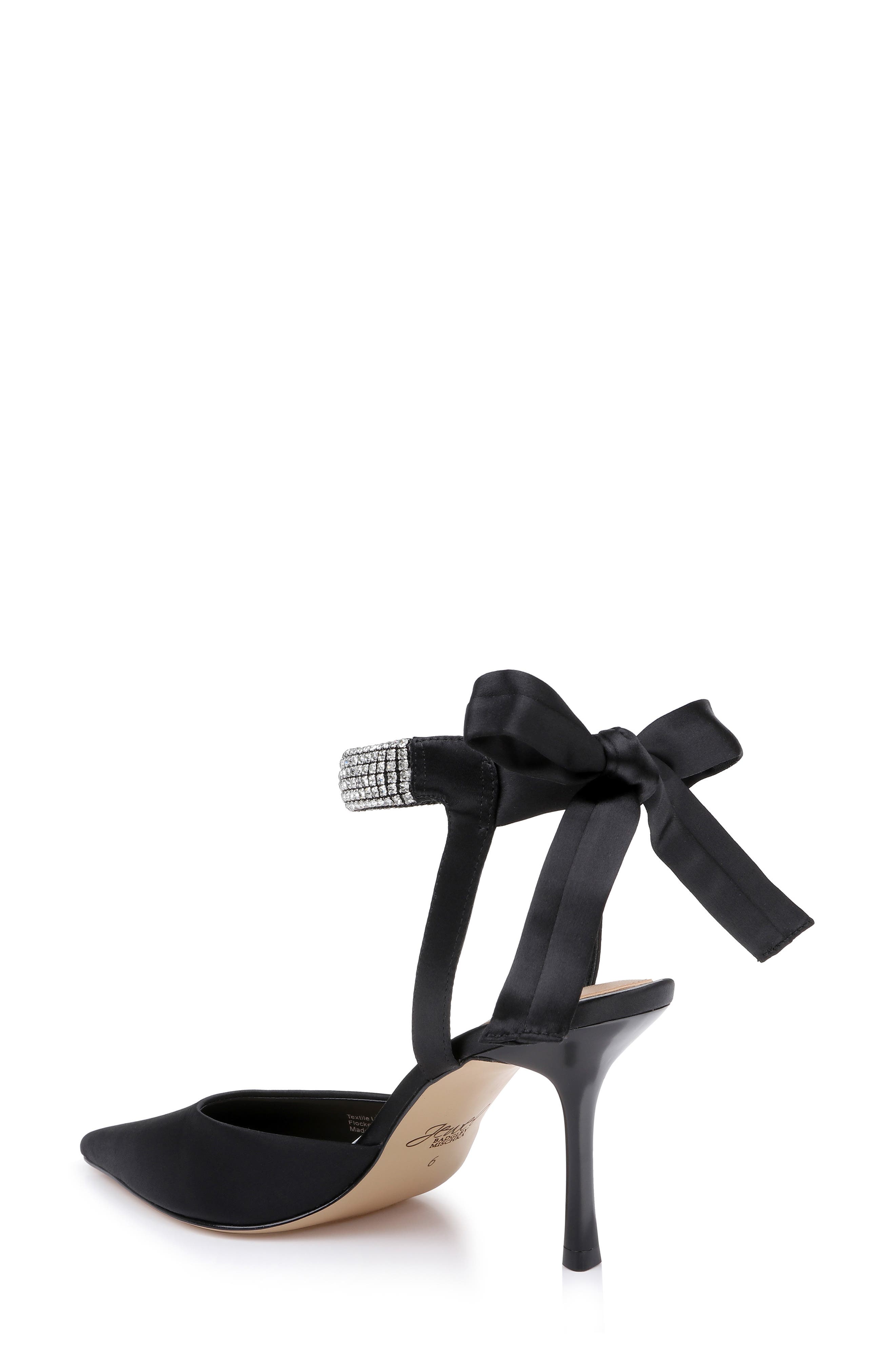 Billie Pointed Toe Pump, Alternate, color, BLACK SATIN