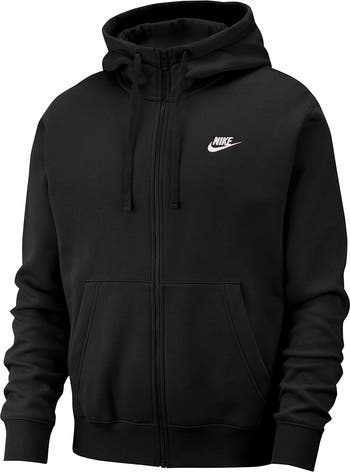 Nike Men s Club Zip Up Logo Hoodie Nordstrom