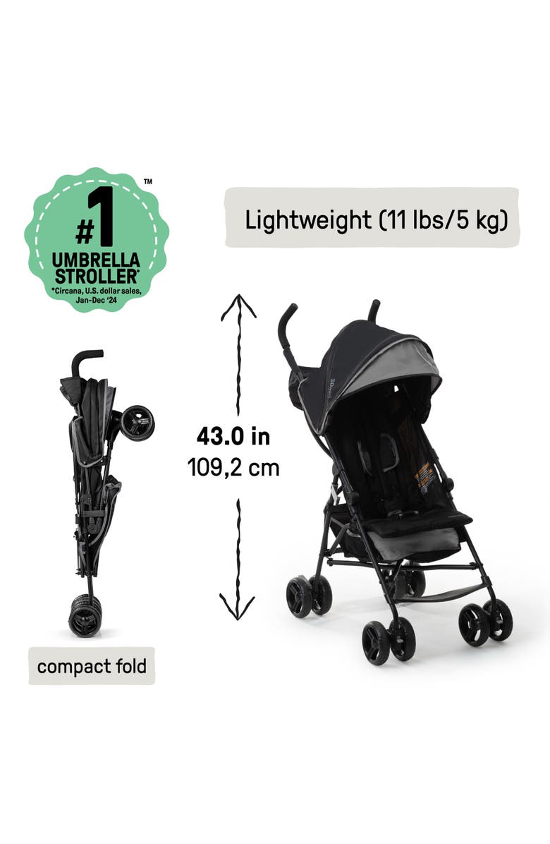 INGENUITY 3Dmini Convenience Stroller, Alternate, color, Grey