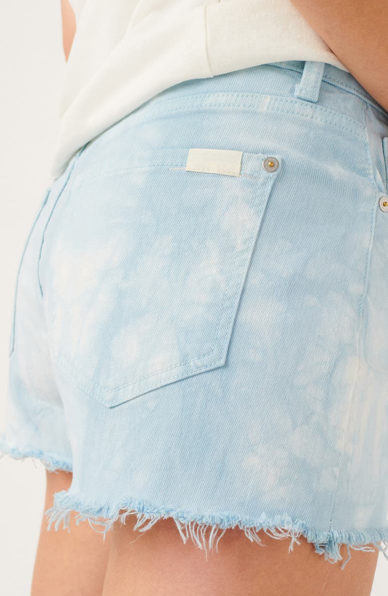 7 For All Mankind Monroe Cutoff Denim Shorts, Alternate, color, 