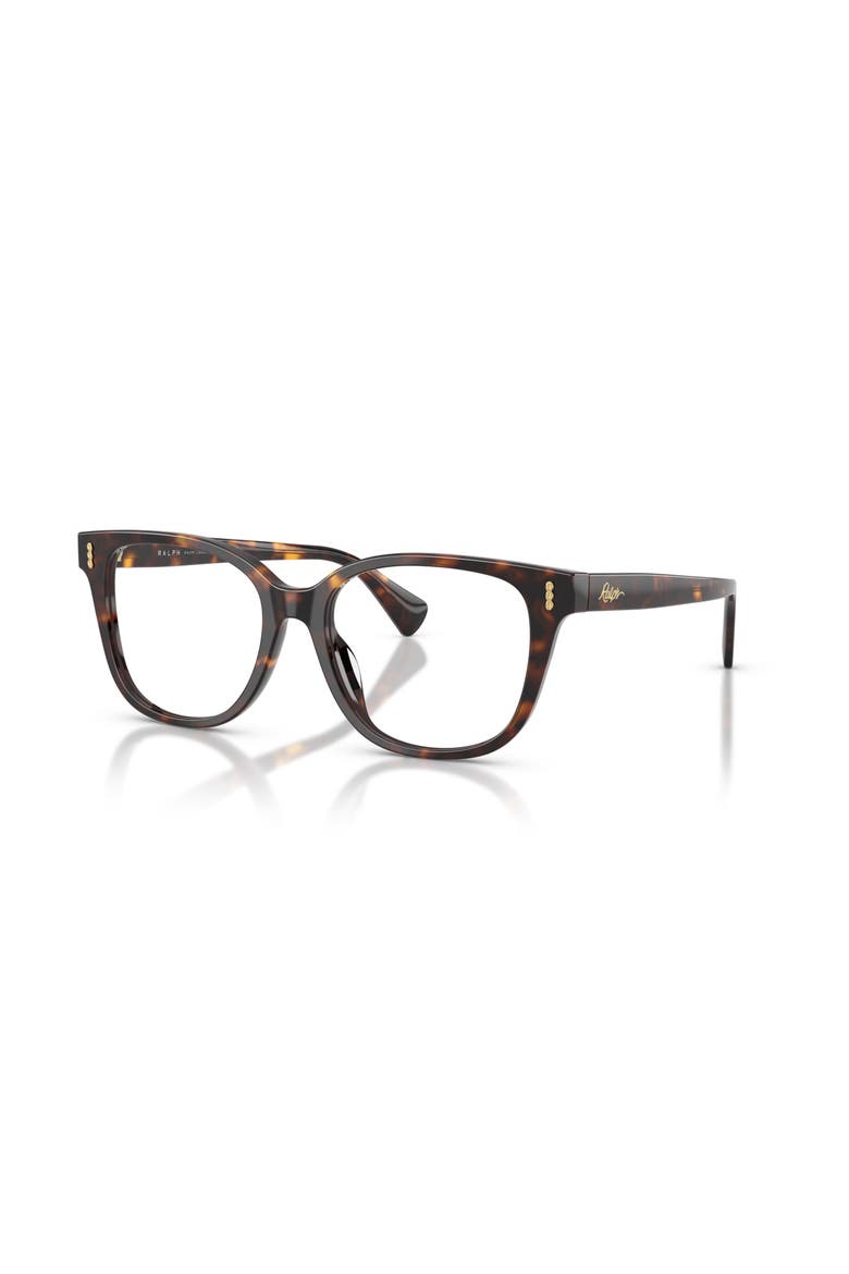 54mm Square optical glasses, Main, color, Brown