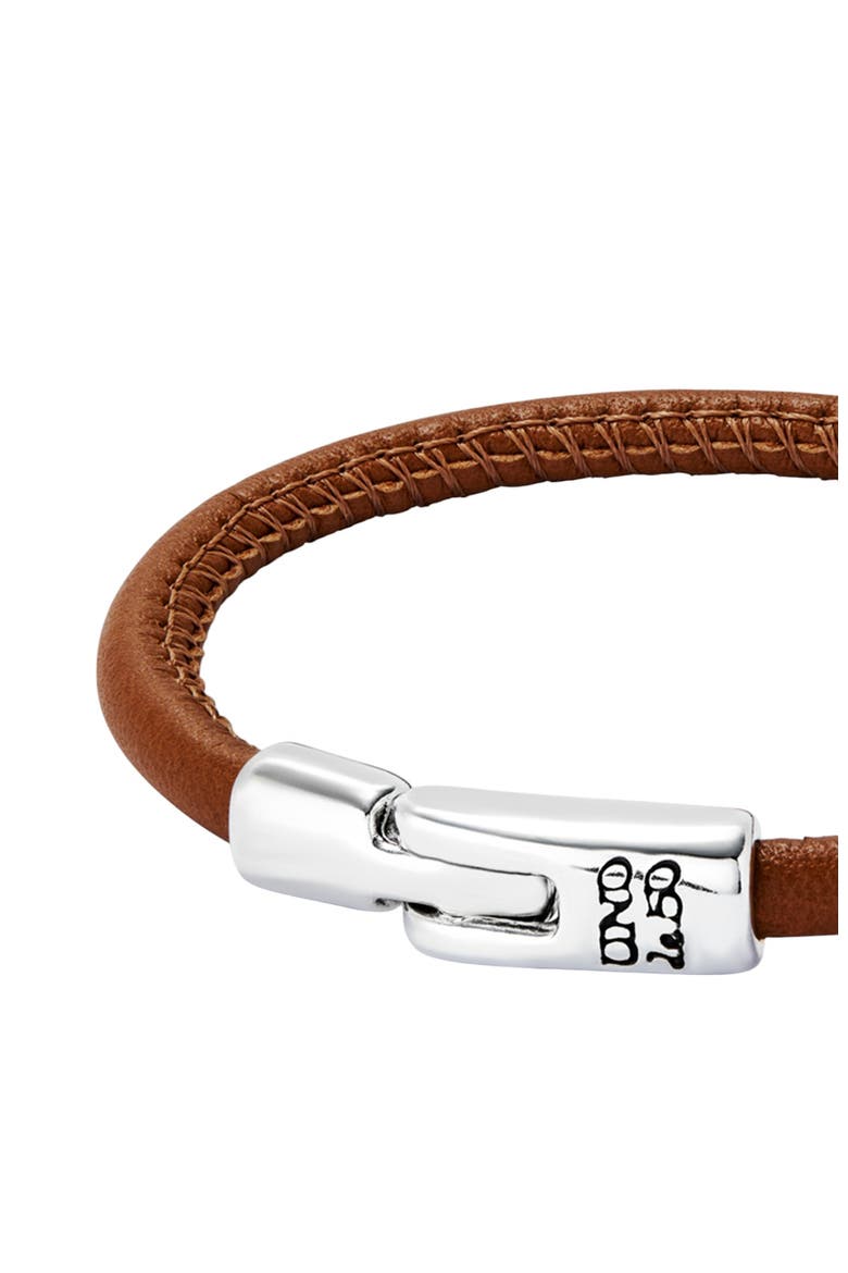 Camel Leather Strap, Alternate, color, Silver