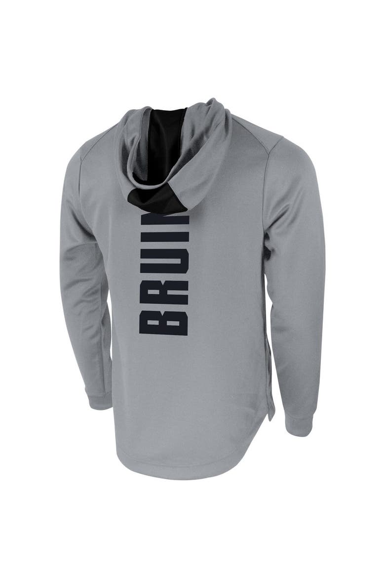 Men's Jordan Brand Gray UCLA Bruins Two-Hit Performance Pullover Hoodie, Alternate, color, Gray