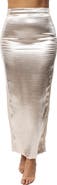 JLUXLABEL Nora Satin Maxi Skirt