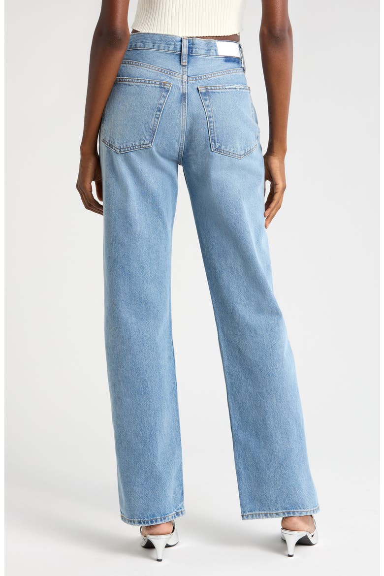 Originals High Waist Loose Jeans, Alternate, color, WORNBLUE