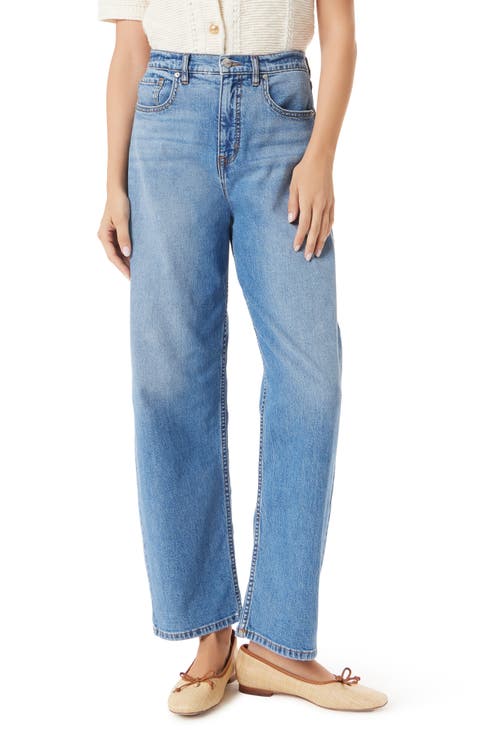 Barrel Leg Ankle Jeans (Atlas Blue)