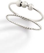 Mint
Lily Dainty Stackable Beaded Fidget Set Ring